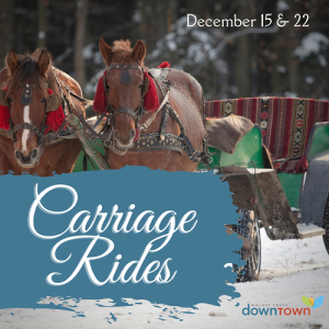 Enjoy a real horse-drawn carriage ride under the stars in Downtown Walnut Creek this holiday season. December 15 & 22. Celebrate the Season.