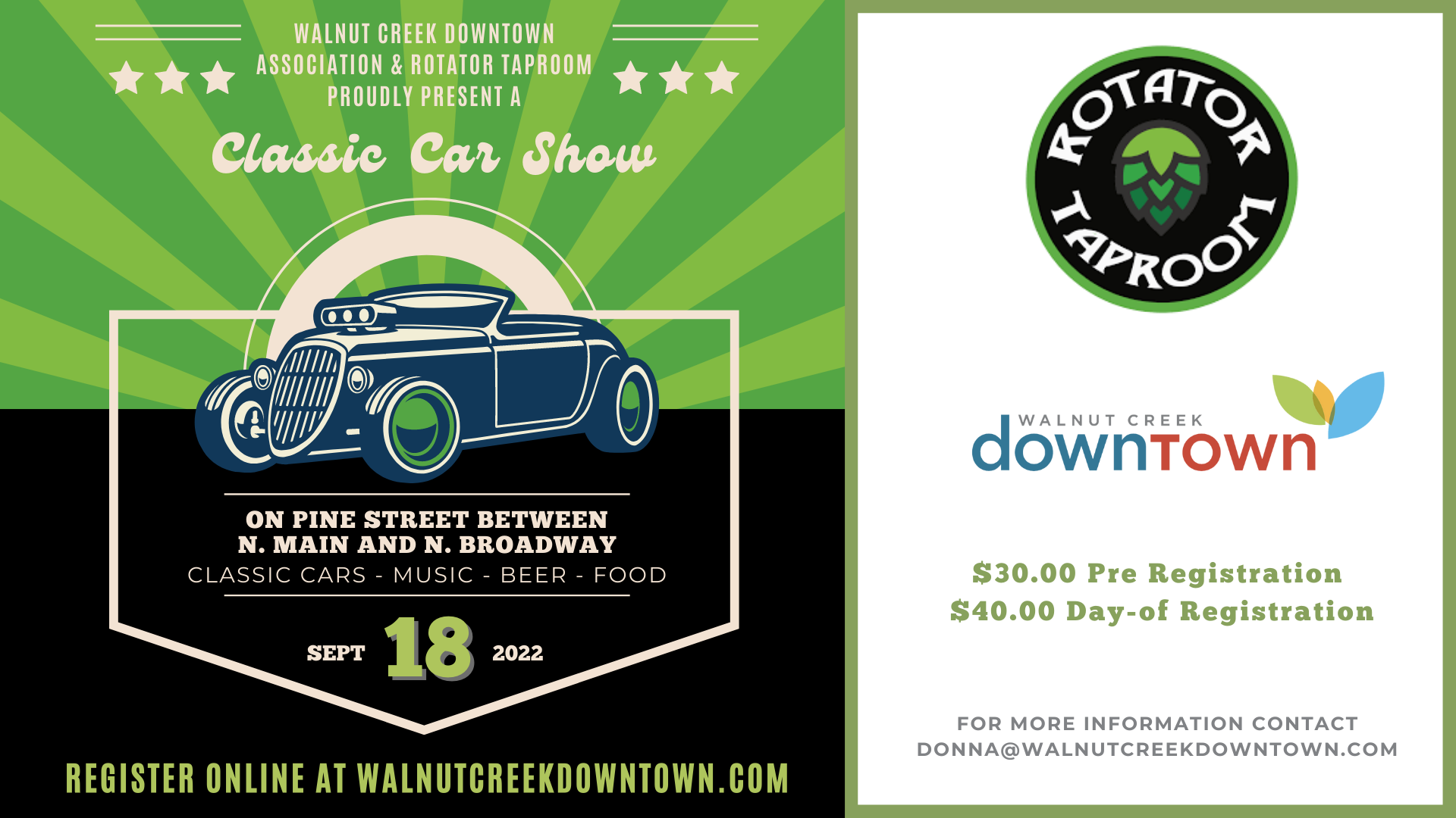 WCD & Rotator Car Show - Facebook Event Cover
