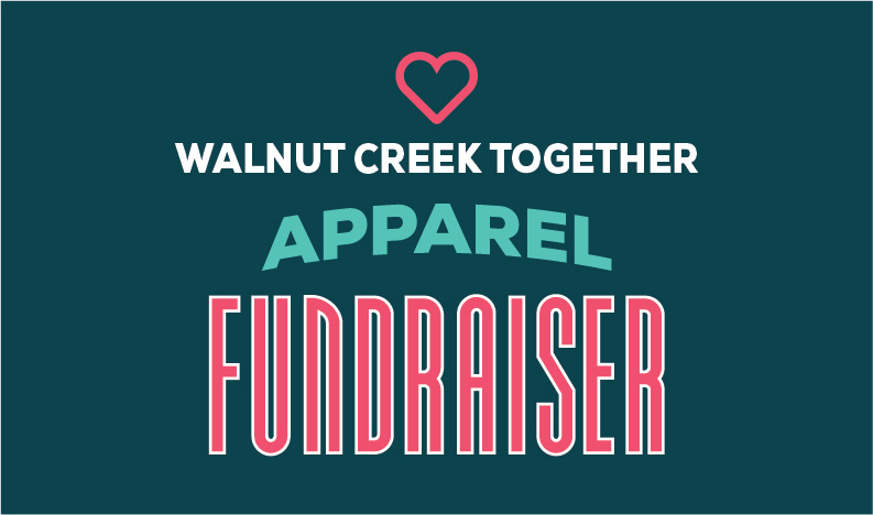 walnut creek together apparel fundraiser logo