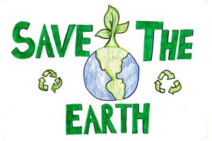 save the earth illustration