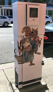 utility box squirrels